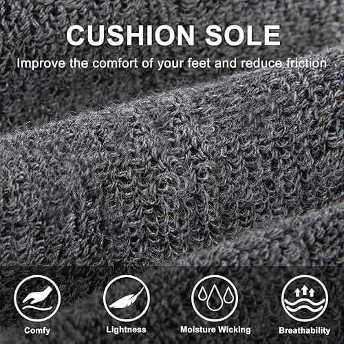 eallco 12 Pairs Mens Ankle Socks Athletic Running Low Cut Breathable Cushioned Comfort Casual Socks - Image 4