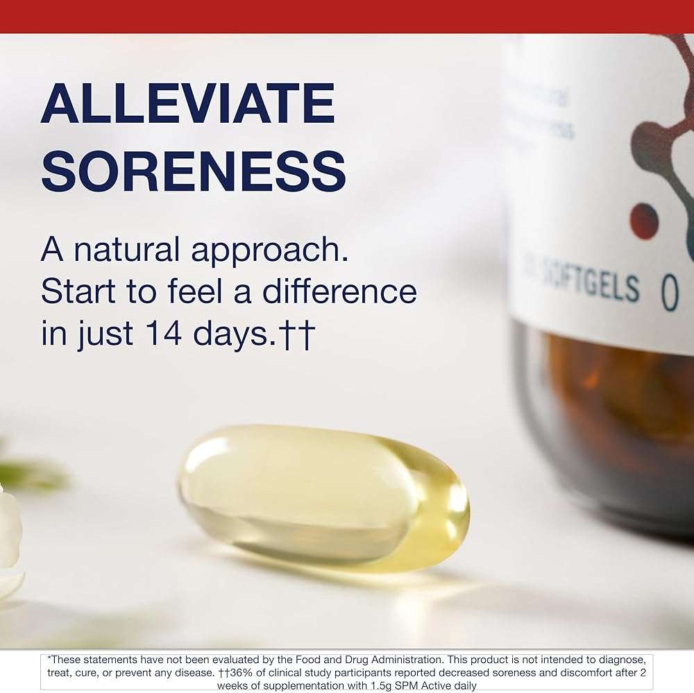 Metagenics SPM Active One Daily Supplement - Next Generation Omega Fish Oil with Pro Resolving Mediators for Joint Soreness & Soothing Relief* - Sustainably Sourced - Gluten-Free - 30 Softgels - Image 4