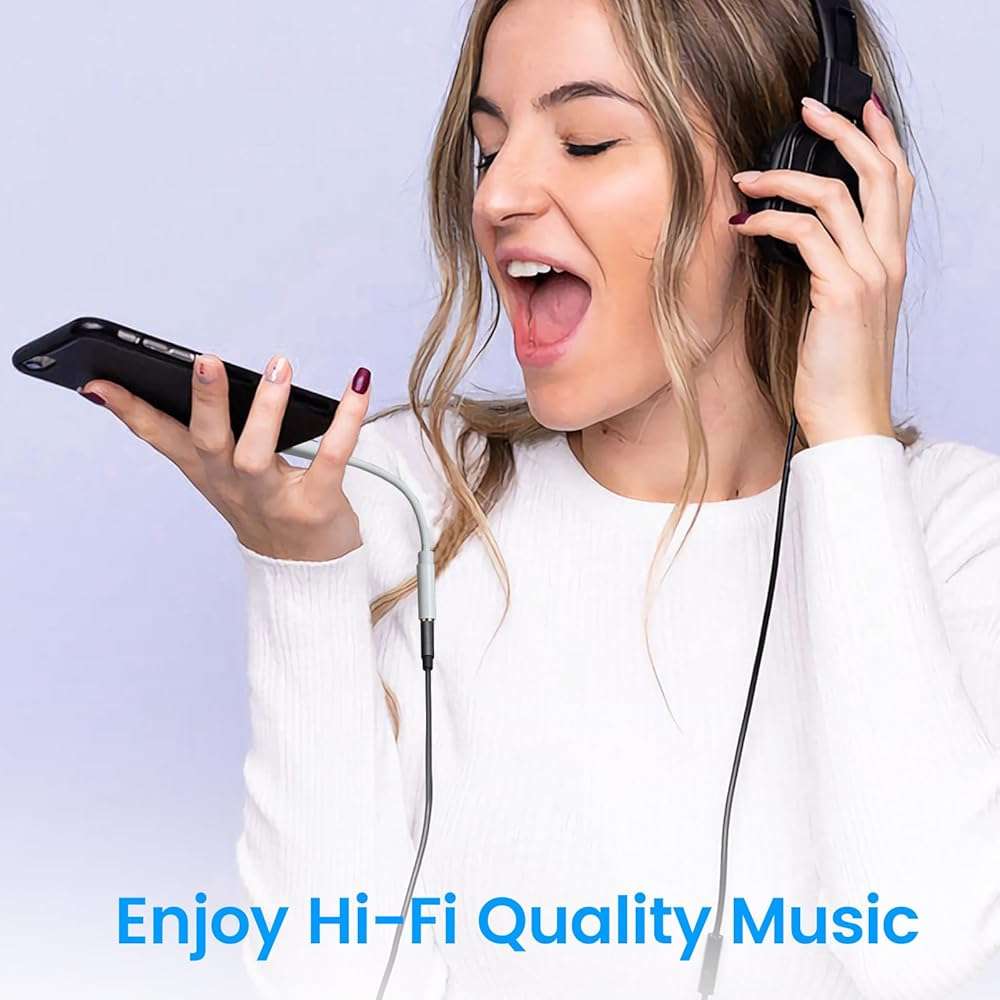 USB C to 3.5mm Female Headphone Jack Adapter, Type C to Aux Audio Dongle Cable Cord Compatible with iPhone 17 Pro Max/17 Pro, 16/15 Pro Max, 16/15 Pro, Galaxy S24/S23/S22 Ultra, iPad Pro(2 Pack) - Image 7