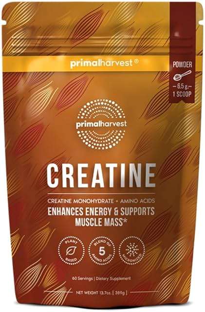 Primal Harvest Creatine Powder Supplement for Men and Women's Fitness, Workouts, and Muscle Growth, to Help Promote Recovery, Strength, Energy, and Endurance (1) - Image 1