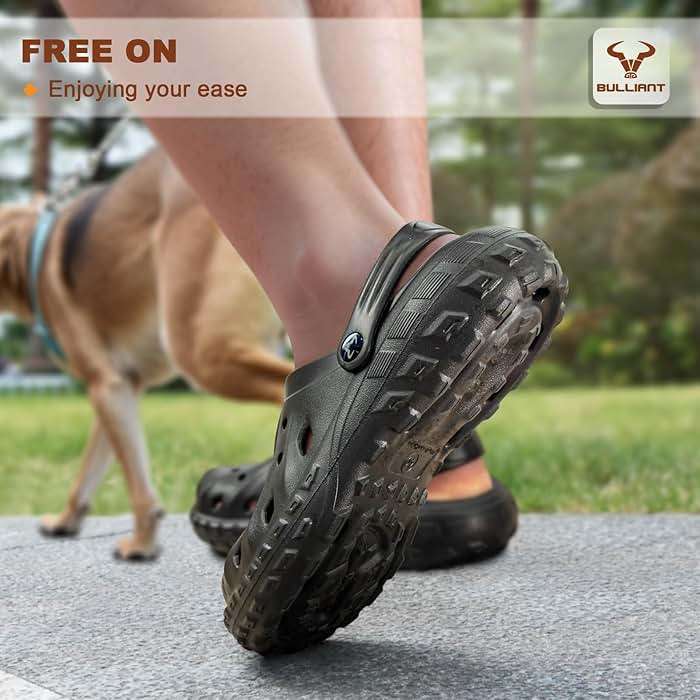 BULLIANT Men Clogs,Comfortable Mules Sandals for Men Women Cushioned Footbed Arch Support-EVA Ligthweight - Image 5