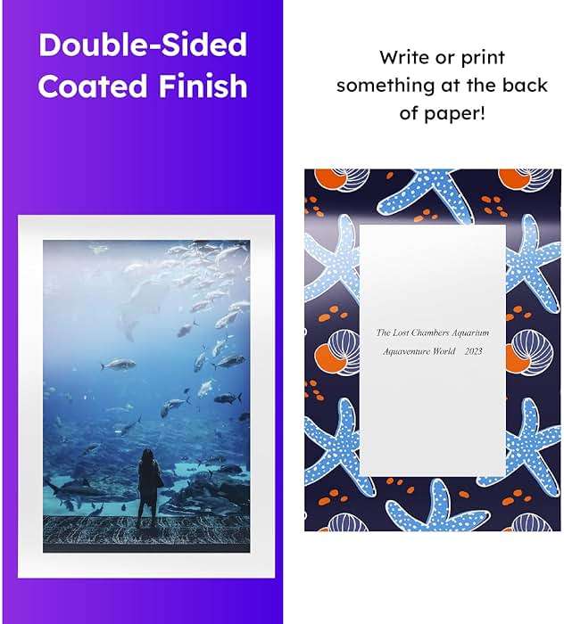 Dull 80lb Text Digital Low Gloss Paper, Double Sided C2S, Coated, Perfect for Color Laser Printing, Design Proposals, Flyers, Brochures | Matte Finish | 8.5" x 11" | 100 Sheets - Image 5