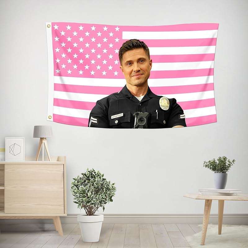 Shmbada Eric Winter Tim Bradford 3x5 Foot Decorative Flag Tapestry with 2 Brass Grommets for Outdoor Indoor, Double Stitched, Wall Hanging Room Decor, College Dorm Porch Outside Decorations - Image 2