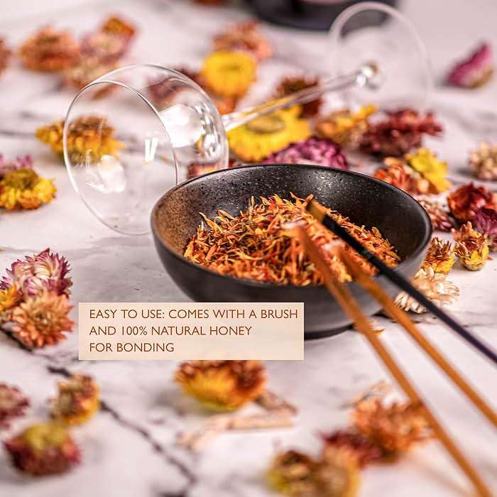 MILLIN Cocktail Garnish Gift Set – Edible Flowers & Dehydrated Fruits | Premium Bar Accessories | Unique Gift for Her | Holiday gifting - Image 4