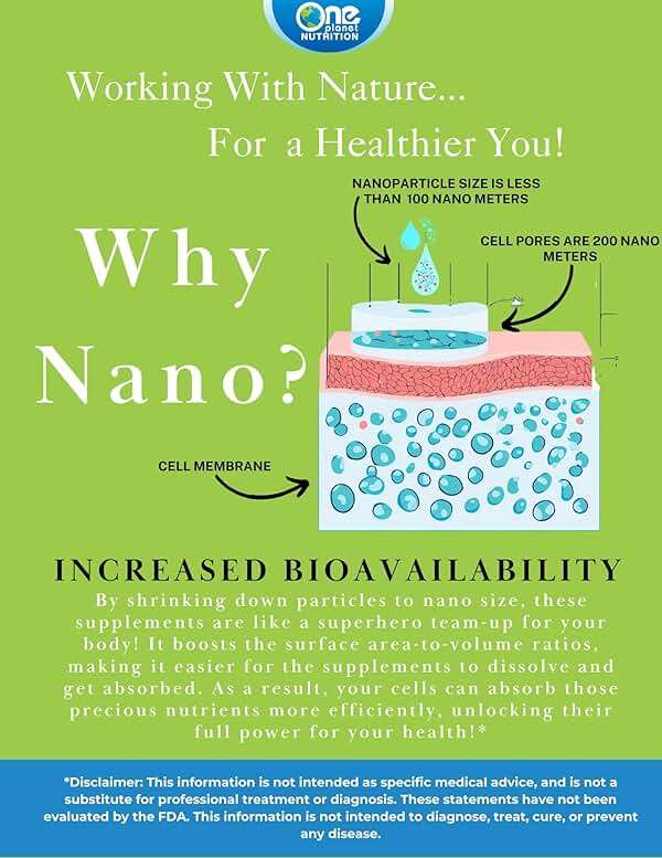One Planet Nutrition Nano Curcumin Plus 500 mg Veggie Capsules (240 Servings), Nano Curcumin with Boswellia for High Absorption, Supports Joint and Immune Health, Non-GMO, Vegan, Gluten-Free - Image 4