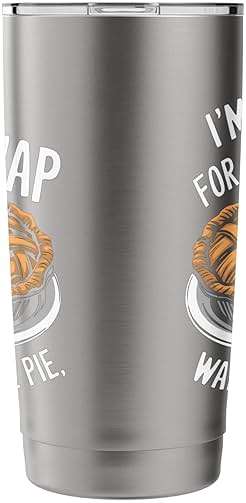 I'm Here For The Wap Warm Apple Pie Laughter Joy Humor Stainless Steel Insulated Tumbler - Image 5