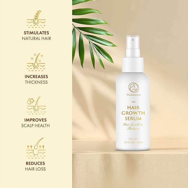 Hair Growth Serum: Rosemary Batana Castor Oil Rice Water Biotin Hair Oils for Hair Growth - Hair Growth Thickening Product - Hair Loss Treatments for Women Men(50 ML) - Image 3