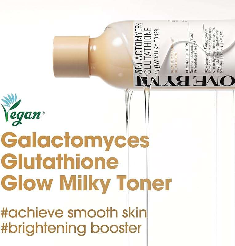 SOME BY MI Galactomyces Glutathione Glow Milky Toner - 6.76Oz, 200ml - Hydrating Korean Milky and Rice Toner with Glutathione & Vitamin C for Smooth, Radiant Skin - Korean Skin Care - Image 2