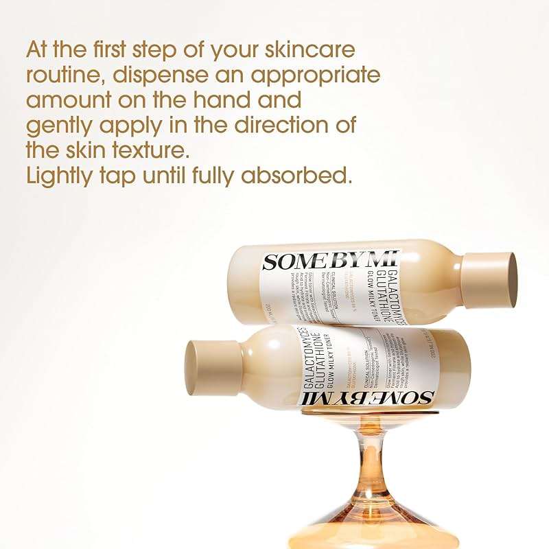 SOME BY MI Galactomyces Glutathione Glow Milky Toner - 6.76Oz, 200ml - Hydrating Korean Milky and Rice Toner with Glutathione & Vitamin C for Smooth, Radiant Skin - Korean Skin Care - Image 6