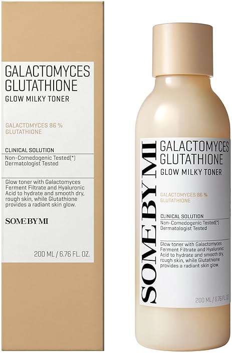 SOME BY MI Galactomyces Glutathione Glow Milky Toner - 6.76Oz, 200ml - Hydrating Korean Milky and Rice Toner with Glutathione & Vitamin C for Smooth, Radiant Skin - Korean Skin Care - Image 9
