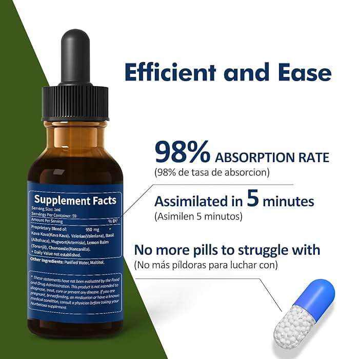 Nurbetoxa Kava Kava Root Extract Drops for Calming & Relaxation Support, Natural Herbal Blend Tincture Supplement for Better Sleep Support with Valerian Root, Lemon Balm and Chamomile. 2oz - Image 5