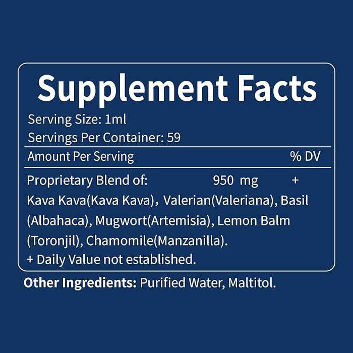 Nurbetoxa Kava Kava Root Extract Drops for Calming & Relaxation Support, Natural Herbal Blend Tincture Supplement for Better Sleep Support with Valerian Root, Lemon Balm and Chamomile. 2oz - Image 7