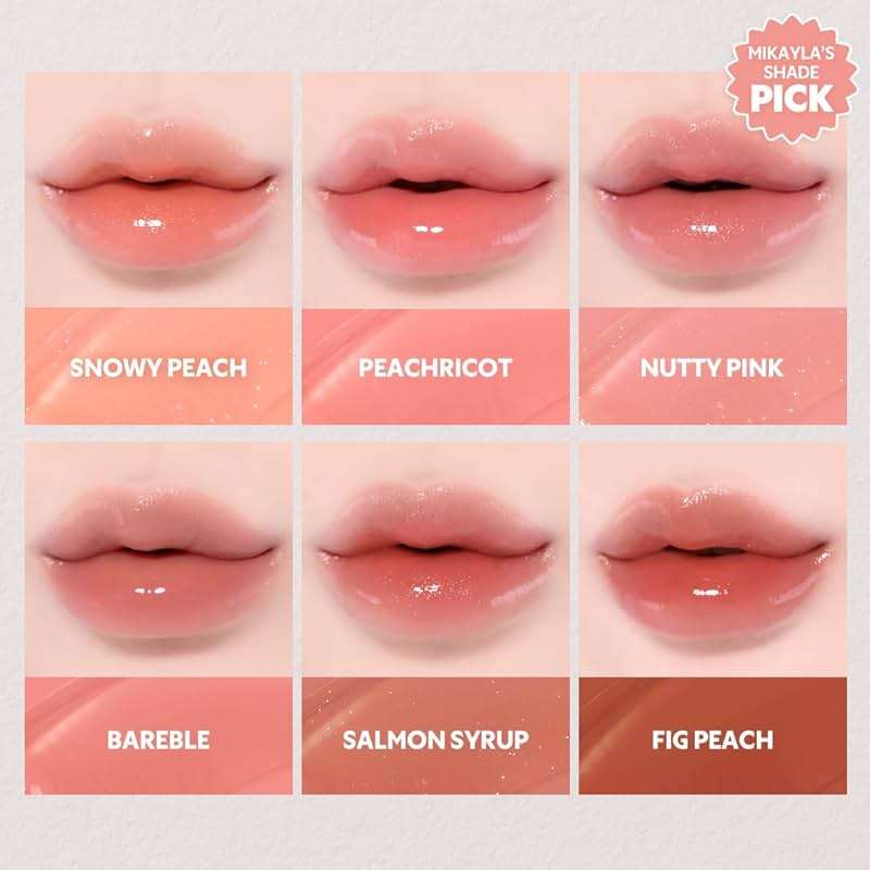 TIRTIR [*Mini Size Waterism Tinted Lip Gloss #24 Lovably, 0.06 Fl Oz – Kiss Ready Lipgloss, 12H Long Lasting Non Sticky Natural Tinted Glow Korean Multiuse Cheek and Lip Tint for Women gift - Image 4