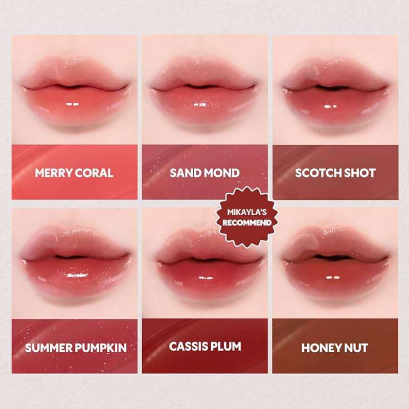 TIRTIR [*Mini Size Waterism Tinted Lip Gloss #24 Lovably, 0.06 Fl Oz – Kiss Ready Lipgloss, 12H Long Lasting Non Sticky Natural Tinted Glow Korean Multiuse Cheek and Lip Tint for Women gift - Image 5