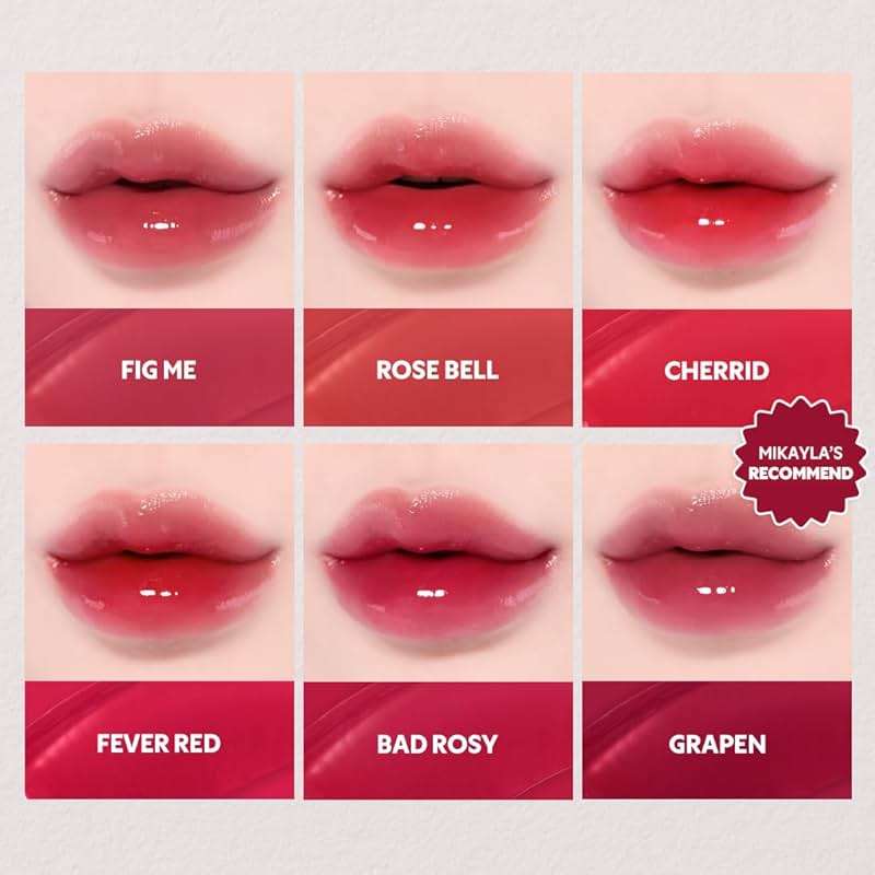 TIRTIR [*Mini Size Waterism Tinted Lip Gloss #24 Lovably, 0.06 Fl Oz – Kiss Ready Lipgloss, 12H Long Lasting Non Sticky Natural Tinted Glow Korean Multiuse Cheek and Lip Tint for Women gift - Image 8
