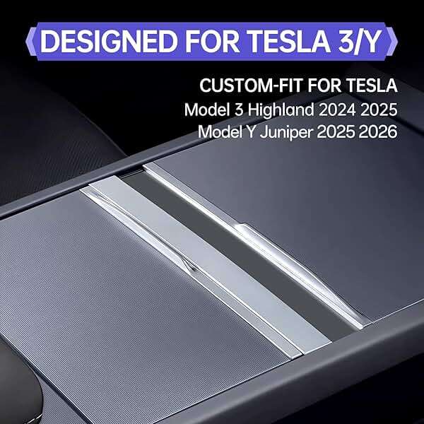 USB Hub for Tesla Model Y Juniper 2025 2026 Model 3 Highland 2024 2025 with Sliding Cover, 119W Multi Ports Fast Charger Waterproof Docking Station with Retractable Cables fit Center Console - Image 2