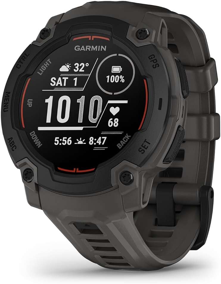 Garmin Instinct® E 45mm, Rugged Outdoor GPS Smartwatch, 24/7 Health Monitoring, Wrist-Based Heart Rate, Up to 16 Days of Battery Life, Charcoal - Image 1