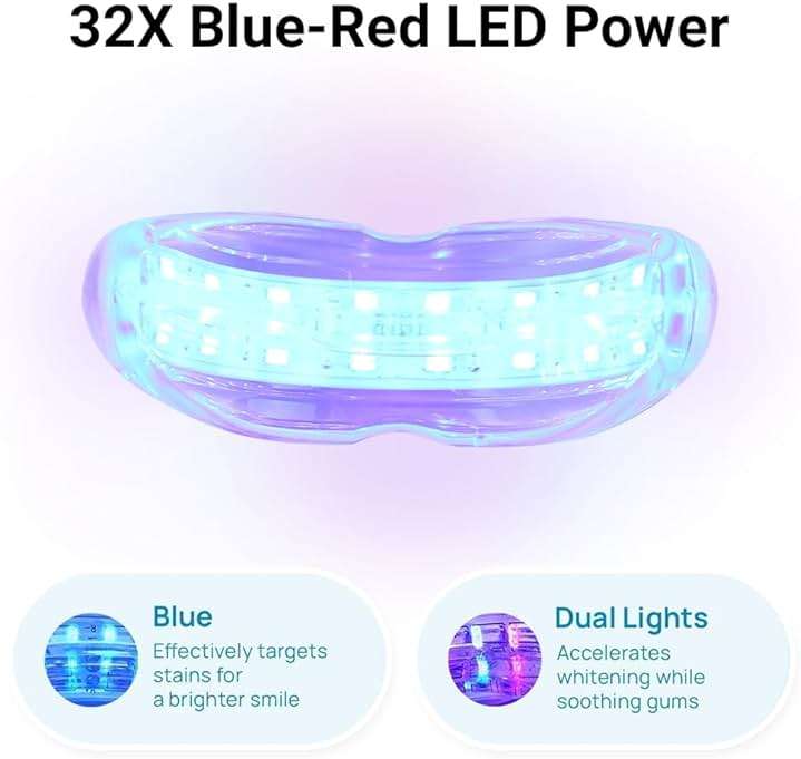Puur Smile Teeth Whitening Kit – LED Light & Whitening Gel with Remineralization Syringes – Professional-Grade Whitening for Sensitive Teeth – Removes Stains from Coffee, Wine, & Smoking - Image 3