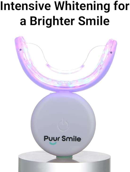 Puur Smile Teeth Whitening Kit – LED Light & Whitening Gel with Remineralization Syringes – Professional-Grade Whitening for Sensitive Teeth – Removes Stains from Coffee, Wine, & Smoking - Image 6