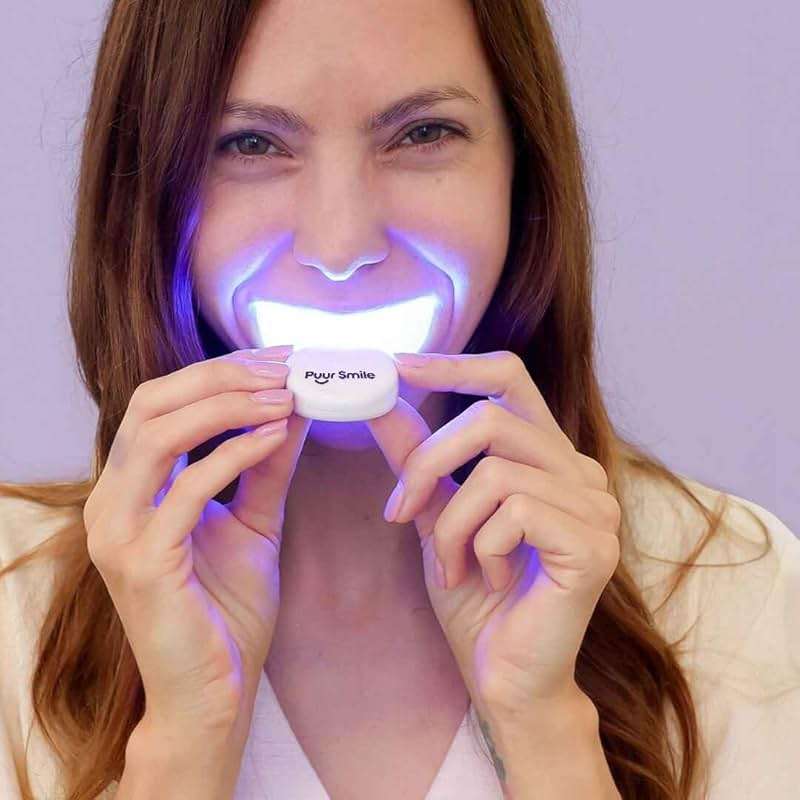 Puur Smile Teeth Whitening Kit – LED Light & Whitening Gel with Remineralization Syringes – Professional-Grade Whitening for Sensitive Teeth – Removes Stains from Coffee, Wine, & Smoking - Image 8