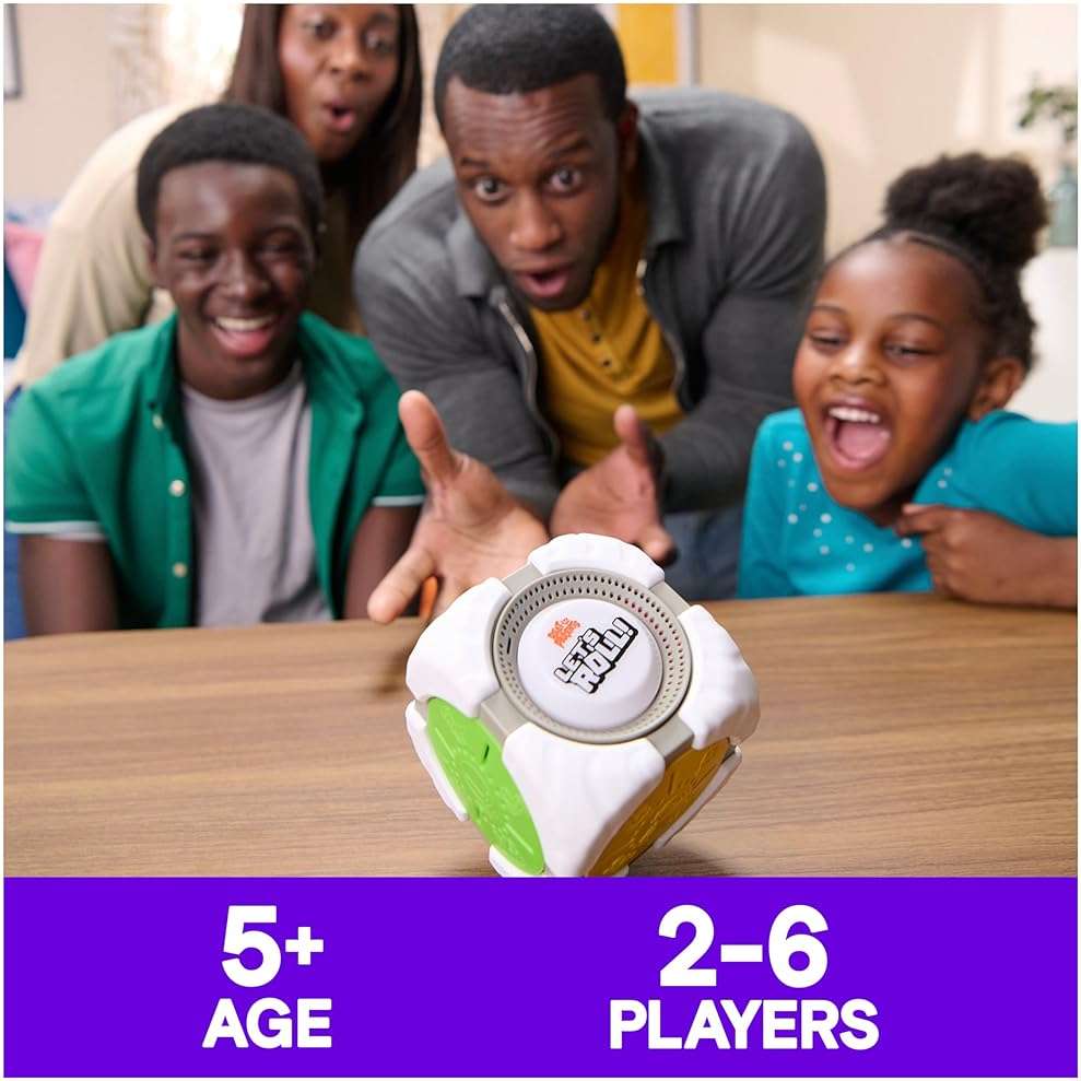 Spin Master Games, Beat the Parents: Let’s Roll, 6-in-1 Electronic Game Cube, Fun Activity for Kids, Family Game Night, Interactive Toy, 2-6 Players, for Ages 5 & Up - Image 3