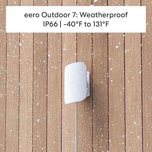 Amazon eero 7 (1-pack) with Amazon eero Outdoor 7 (1-pack) mesh wifi system - Image 5