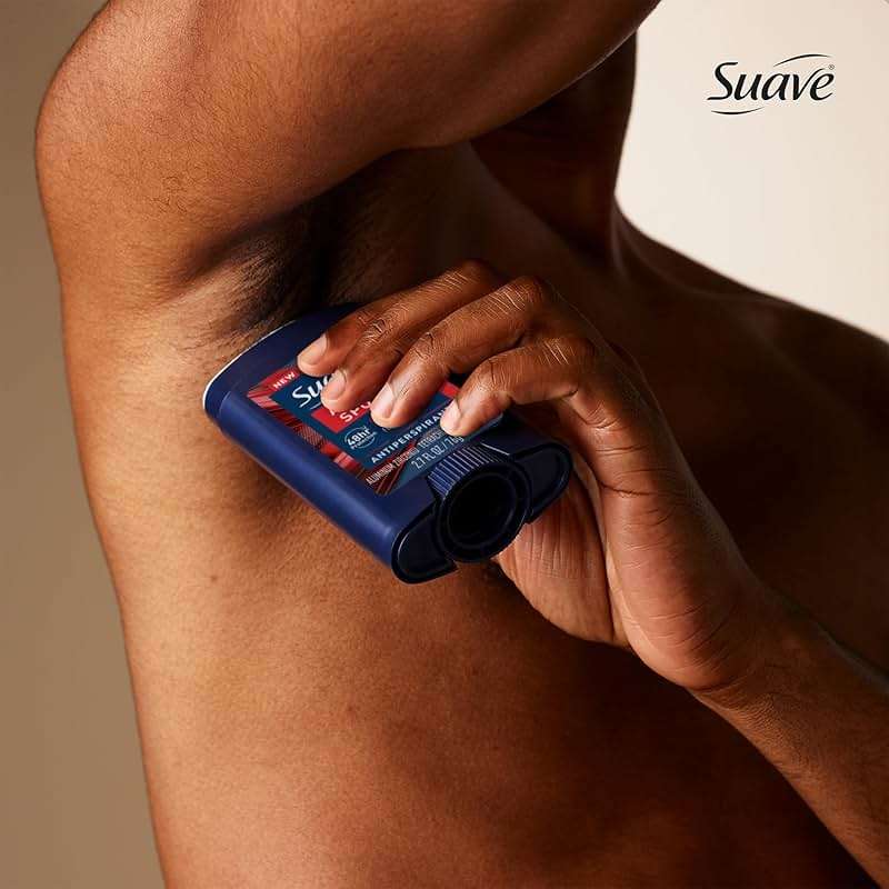 Suave Men’s Body Wash, Active Sport + Antiperspirant Deodorant for Men, Active Sport, Bergamot & Wood, 48H Sweat & Odor Protection (2 Piece Set) - Image 5