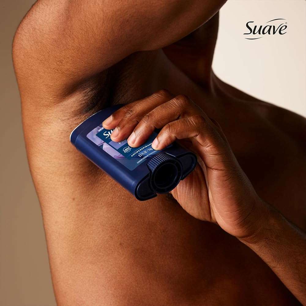 Suave Men’s Body Wash, Refresh + Invisible Solid Ocean Charge Antiperspirant Deodorant Stick, 48H Sweat & Odor Protection (2 Piece Set) - Image 5
