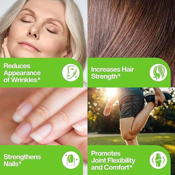 Fernes Collagen Powder for Women Men (5LB) Type I & III Flavorless & Odorless Easy-Mix Hydrolyzed Peptan Protein Peptides Joint Hair Skin & Nail Support Gluten-Free Non-GMO Keto Paleo Grass-Fed Kosher - Image 4