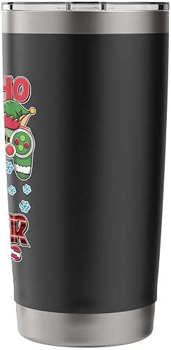 Ho Ho Ho Gamer Christmas Gamer Men Boys Kids Stainless Steel Insulated Tumbler - Image 3