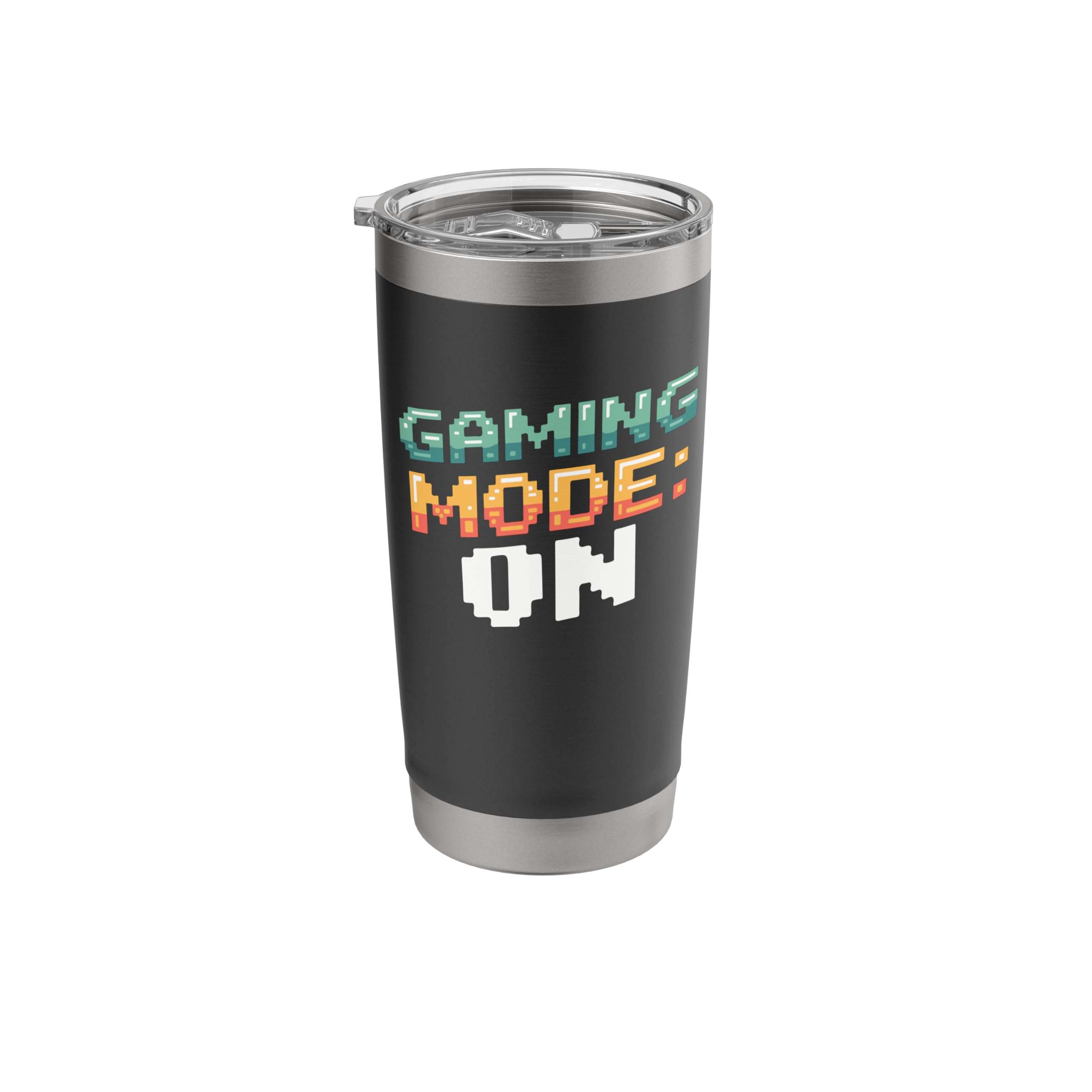 Gaming Mode On Funny Gamer Men Boys Kids Stainless Steel Insulated Tumbler - Image 1