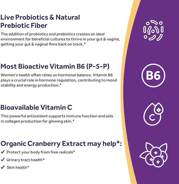 Doctor's Recipes Probiotics for Women, 100 Billion CFU, 18 Probiotic Strains, Prebiotics, Cranberry, P-5-P & VC, Vaginal, Digestive & Immune Support, Shelf-Stable, 30 Vegan Caps - Image 4