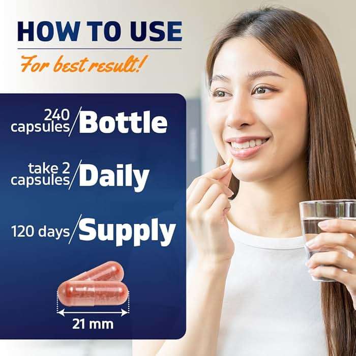 Vitamatic Red Yeast Rice 1200 mg Per Serving - 240 Veg Capsules - Made in the USA - Non-GMO & Gluten Free - Image 3