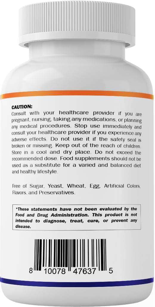 Vitamatic Red Yeast Rice 1200 mg Per Serving - 240 Veg Capsules - Made in the USA - Non-GMO & Gluten Free - Image 8