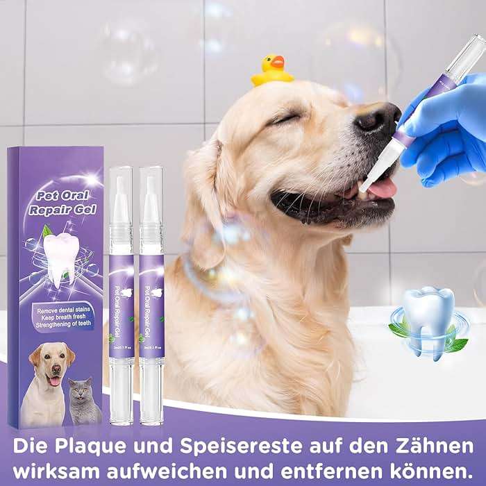 6Pcs Pet Oral Repair Gel, Dog Oral Repair Gel, Pet Breath Freshener for Cats and Dogs, Removes Tartar, Keeps Breath Fresh, Strengthens Teeth,No Brushing Oral Care Cleaner,3ML - Image 3