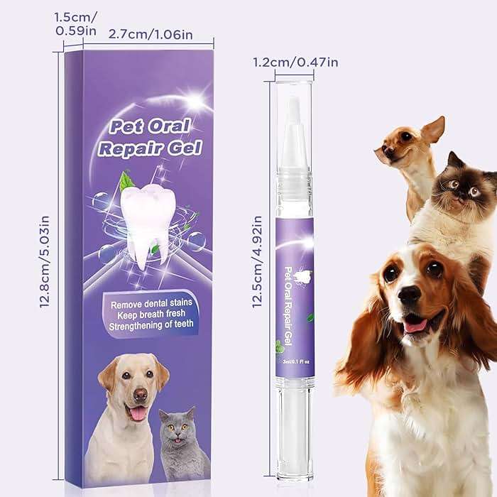 6Pcs Pet Oral Repair Gel, Dog Oral Repair Gel, Pet Breath Freshener for Cats and Dogs, Removes Tartar, Keeps Breath Fresh, Strengthens Teeth,No Brushing Oral Care Cleaner,3ML - Image 6