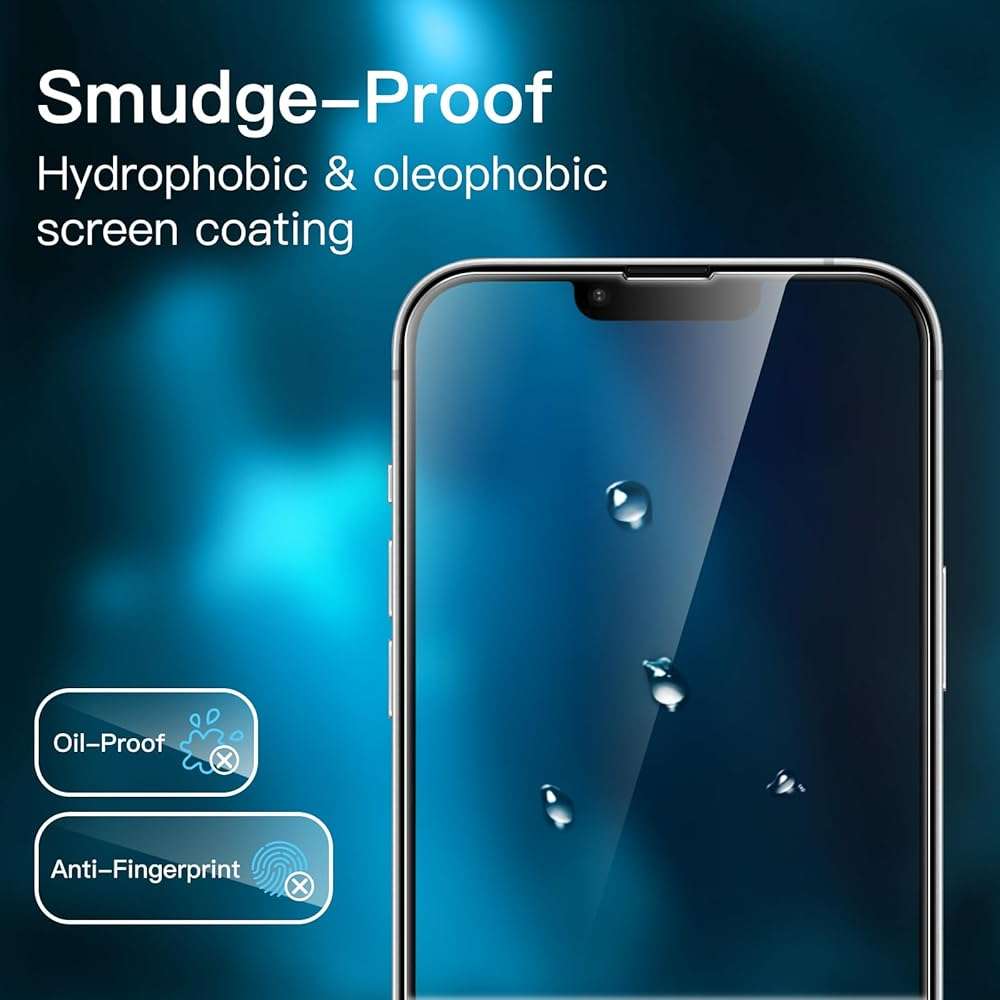 JETech Full Coverage Screen Protector for iPhone 17e (2026) / iPhone 16e, 9H Tempered Glass Film, Case-Friendly, HD Clear, 6.1-Inch Display, 3-Pack - Image 7