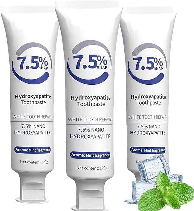 Raipult Hydroxyapatite Toothpaste, Pasta De Dientes Con Hidroxiapatita, 7.5% Hydroxyapatite, Enamel Protection, Tooth Strengthening (3) - Image 1