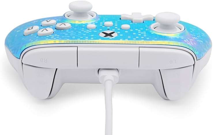 PowerA Advantage Wired Controller for Xbox Series X|S - Disco Ball, gamepad, wired video game controller, gaming controller, USB-C, Works with Xbox One, Officially Licensed - Image 6