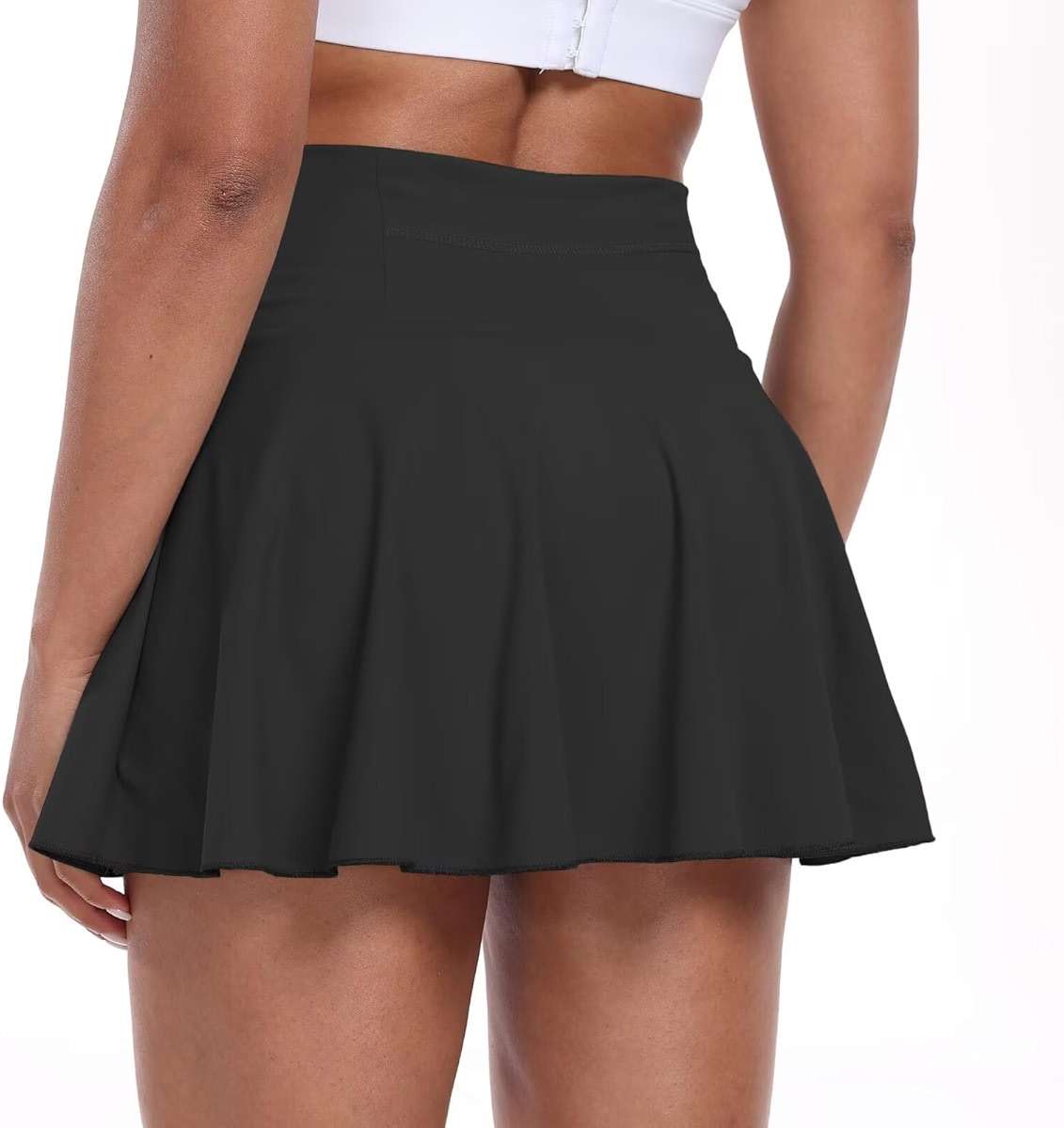 Afurdel Womens Tennis Skirt with Built-in Shorts High Waisted Pleated Golf Skirts for Women Skater Uniform Cheer Skirt - Image 1