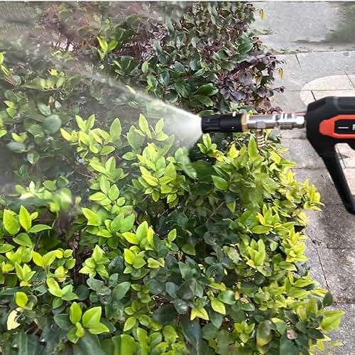 FIXFANS Adjustable Long Range Nozzle for Pressure Washer 5-6.5 GPM, Downstream Injection Spray Nozzle Kit, High Power Washing External Chemical Injector with 1/4” Quick Connect, 2500 to 4000 PSI - Image 2