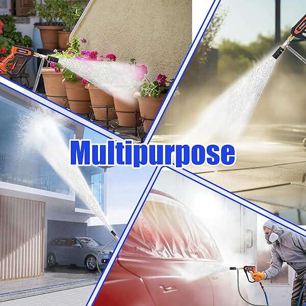 FIXFANS Adjustable Long Range Nozzle for Pressure Washer 5-6.5 GPM, Downstream Injection Spray Nozzle Kit, High Power Washing External Chemical Injector with 1/4” Quick Connect, 2500 to 4000 PSI - Image 7