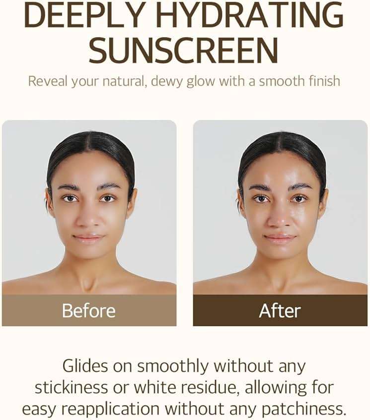 mixsoon Bean Sunscreen-Lightweight Airy Texture SPF 50 No Pilling Korean Sunscreen for Face, No White Cast, Non-Sticky Stocking Stuffers 50ml / 1.69 fl.oz. Korean Glass Skin Care (Bean, 1.69) - Image 3