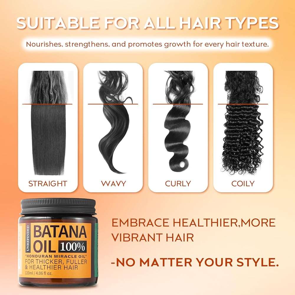 WEEMOTD 100% Raw Batana Oil for Hair, Unrefined Conditioning Hair & Scalp Oil from Honduras, Moisturizing Hair Mask for Dry Hair, Adds Shine & Softness for Men & Women, 2 fl oz - Image 6