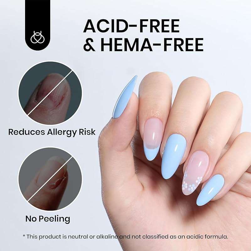 Beetles 3Pcs Gel Nail Glue Kit, Nail Dehydrator and Primer, Acid & HEMA Free Professional Prep for Press On Nails, Nail Tips and Extensions Gifts for Women - Image 4