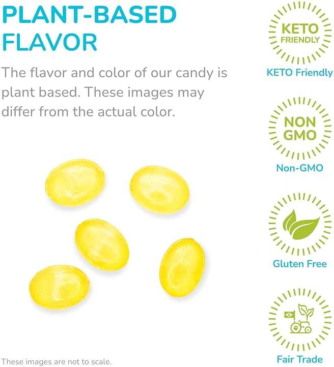 Stevita Harmony Grown Hard Candy, Lemon Balm - 1.4 oz Shake & Share Box - Sugar Free, Non-GMO, Keto Friendly - Made in Italy - Image 4