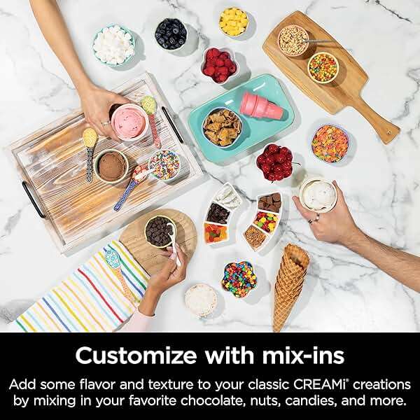 Ninja Creami Scoop & Swirl 13-in-1 Ice Cream and Soft Serve Maker, NC701 | Ninja Creami Scoop and Swirl turns almost anything into ice cream and soft serve at a button touch, scooped or swirled. - Image 7