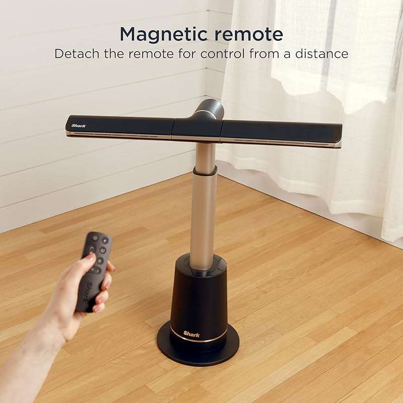 Shark TurboBlade Fan—Ultra-customizable bladeless tower fan, pivots, twists, oscillates 180°, circulates and propels air, 10 noise levels + 10 speeds, easy to clean, charcoal, TF202S - Image 10