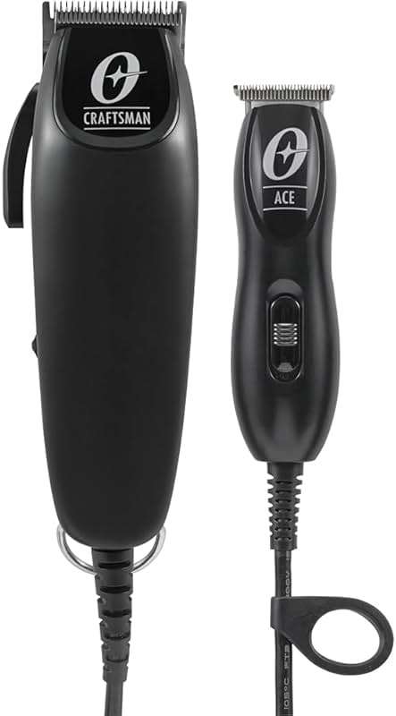 Oster Professional Combo Hair Cutting Kit Including Craftsman Adjustable Mag Clipper & Ace Mini Trimmer T Blade Clipper Finisher - Image 1