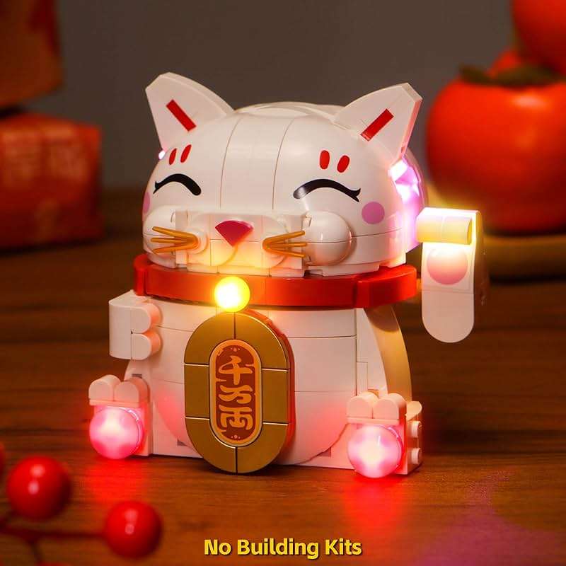 BrickBling LED Light Only, Compatible with Lego Lucky Cat 40813 Building Kit, Light Kit Only, Not Come with Model - Image 2